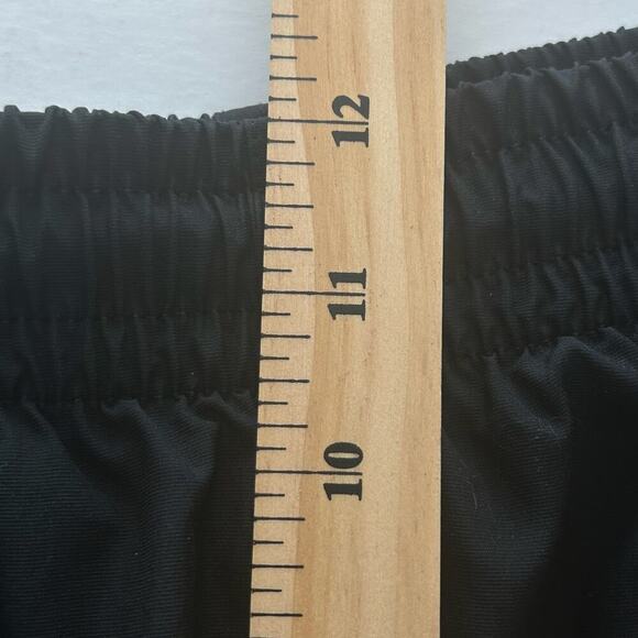 Nike mens Y2k black track pants with mesh lining and zip bottoms size M - Picture 10 of 12